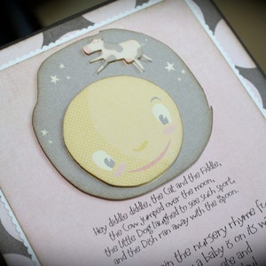 Hey Diddle Diddle...NURSERY RHYME Invitation for birthdays, showers or any occasion...