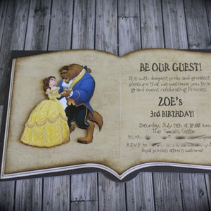 BEAUTY and the BEAST Invitation image 4
