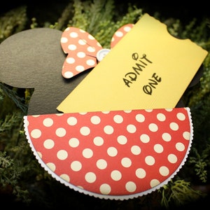 MICKEY or MINNIE MOUSE Ticket Invite