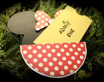 MICKEY or MINNIE MOUSE Ticket Invite