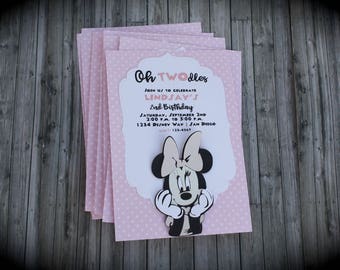 OH TOODLES Minnie Mouse Invitation