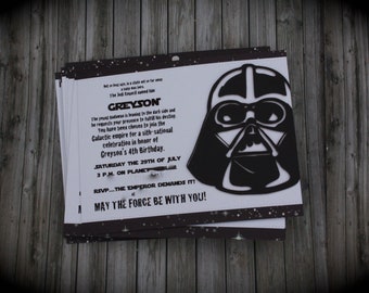 DARTH VADER invitations