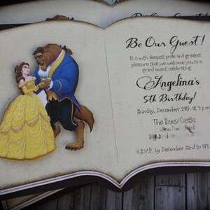 BEAUTY and the BEAST Invitation image 2