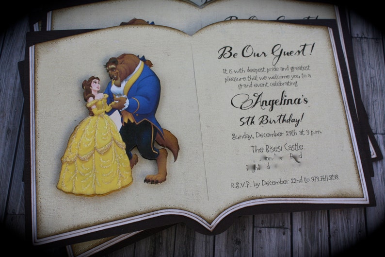 BEAUTY and the BEAST Invitation image 2