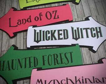 WICKED party signs