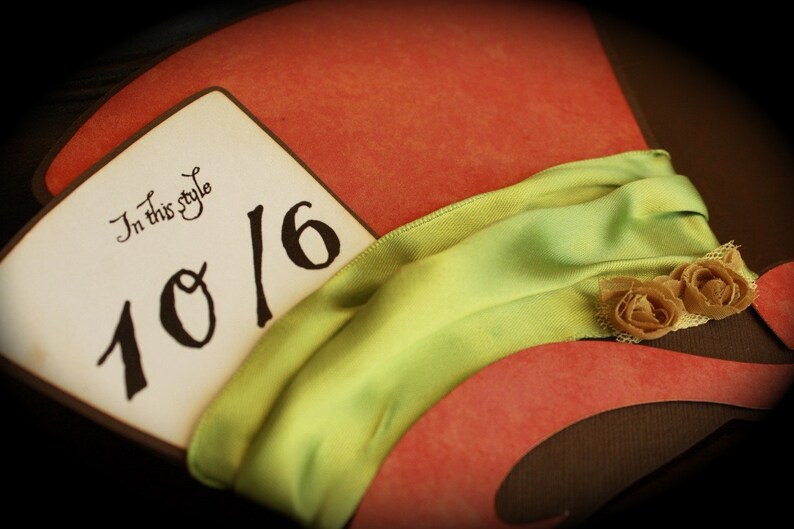 Mad Hatter's Hat Tea Party invite bild 5