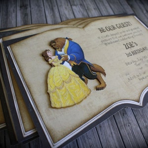 BEAUTY and the BEAST Invitation
