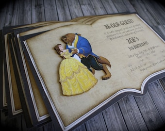 BEAUTY and the BEAST Invitation