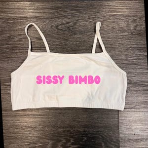 Sissy Bimbo Bralette, Sissy Apparel, Sissy Clothes
