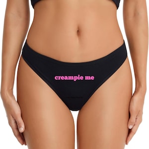 creampie me Thong, creampie fetish, Gifts for Hotwife, Creampie Cuck Underwear