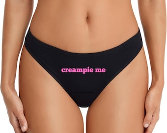 creampie me Thong, creampie fetish, Gifts for Hotwife, Creampie Cuck Underwear