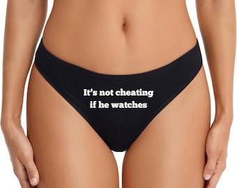 Hotwife Cotton Thong: Cuckolding Lifestyle Panty