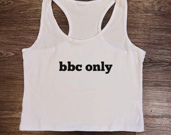 bbc only Cropped Tank Top, QOS Crop Top, Queen of Spades Apparel, Hotwife Lifestyle Wear
