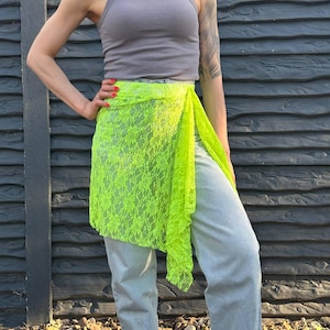 Lace Asymmetrical skirt for woman