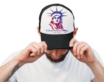 Independence Day Graphic Print: Statue of Liberty, Patriotic Design (Digital Download)