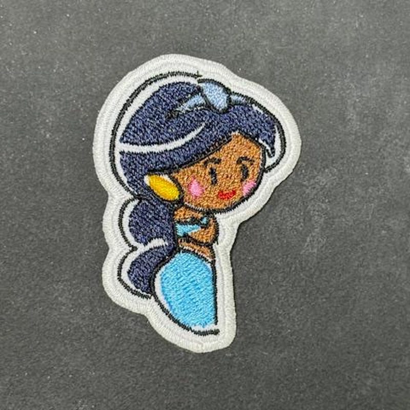 Iron on Sew on Patch ricamato, corona, Regina di principessa