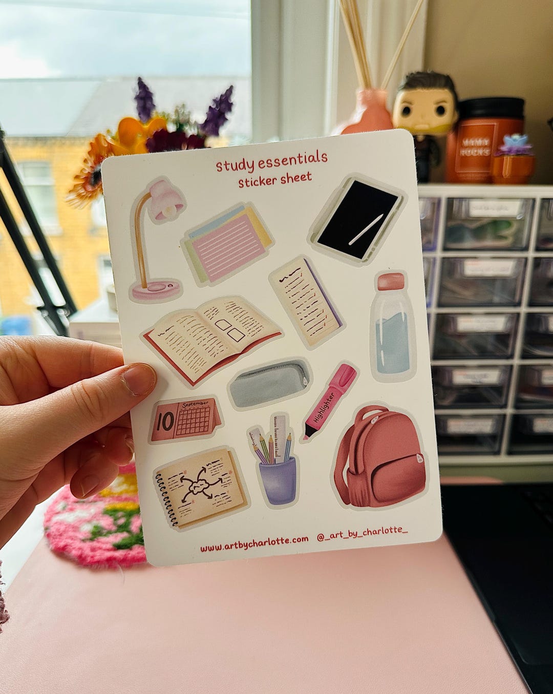 Study Essentials Sticker Sheet | Pastel Planner Stickers | Gift for ...