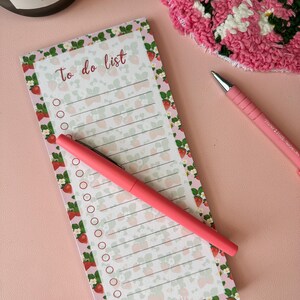 To-do list | Organisation memo pad | Notes reminder | Notepad | Desk Organisation | Stationery lover | Cute pattern | Floral | Nature | Cute