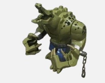DC Killer Croc Big Fig Custom Lego Fig 70907 Batman Villains