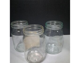 Vintage 1970s Era 3 Piece Lot of Kraft Mayonnaise With Label and 2
