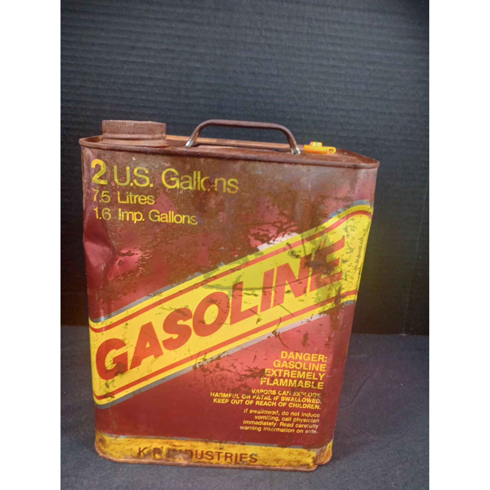 Vintage Metal Gasoline Can - Etsy