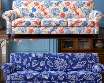 Nautical Sea Life Upholstery Fabric: Coastal Decor - 57" Wide