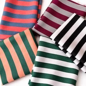 Gestreepte bekledingsstof, woondecoratiestof – gebruik tafelkleed, bank, kussen, bruiloft en gordijn