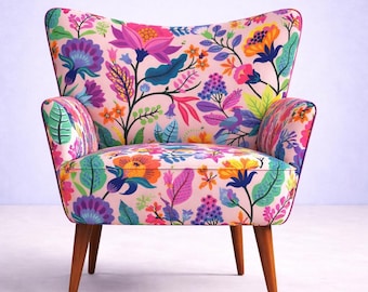 Mini Pink Lilac Flower Upholstery Fabric,Sofa Curtain Lampshade Tablecloth Fabric