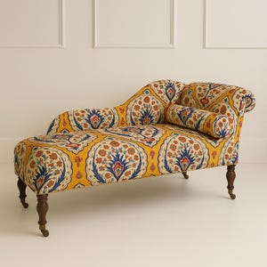 Ethnic Patterned Upholstery Fabric, by the yard