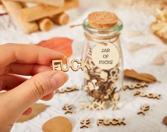F*cks to Give Funny Gag Gift Jars,Jar of Funny Words and Icons,My Last Fucks,Fucks in a Jar,Fucks to Give Jar,Adult Gag Gift,Gifts for Him