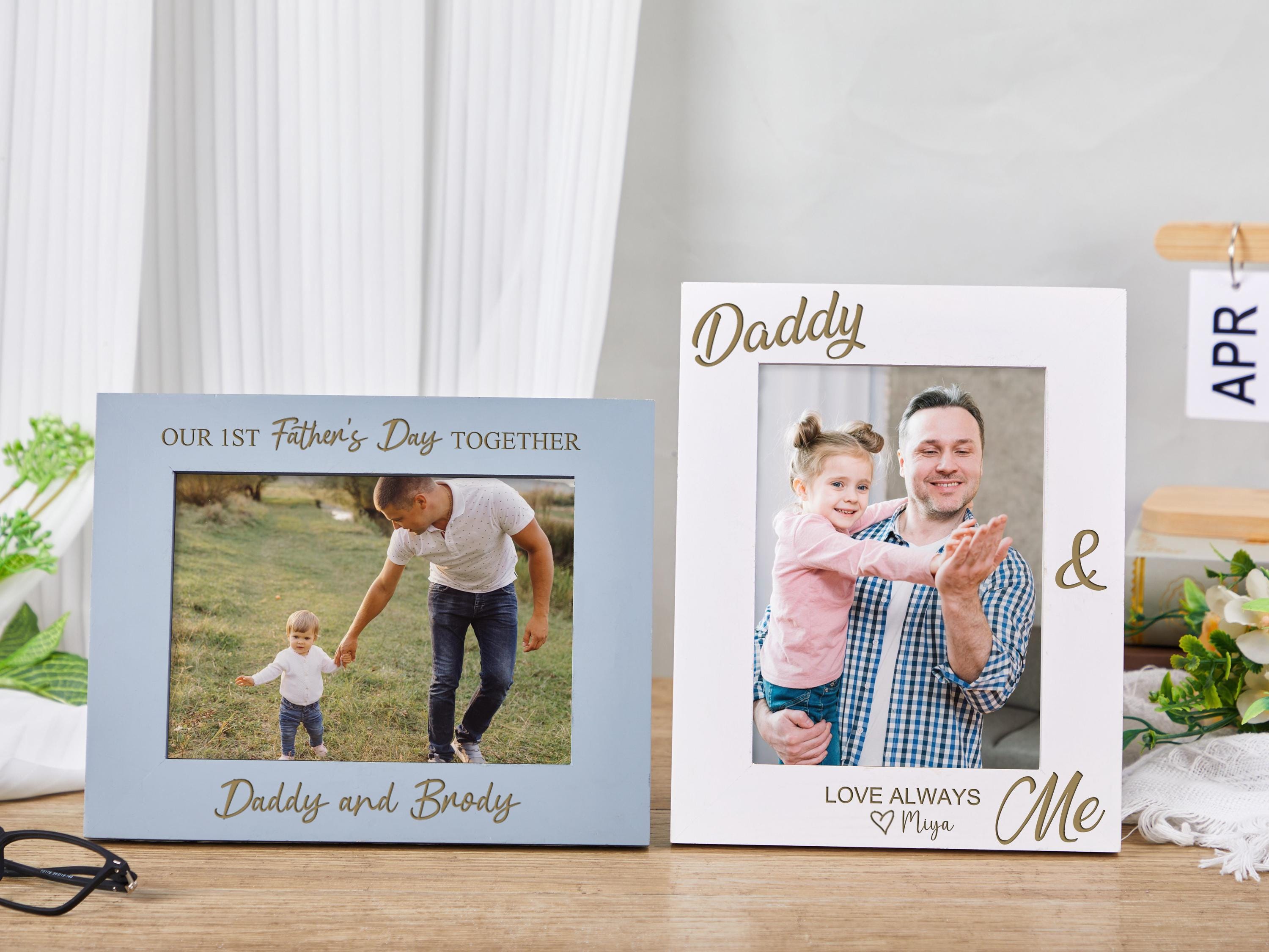 Personalized Daddy Picture Frame,custom Father's Day Frame,engraved ...