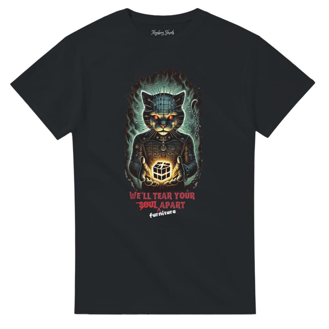 Horror Kitties Hellraiser Pinhead Cat V2 - Etsy