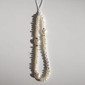Cute Phone Charm,Personalized Phone Charm, Handmade Phone Charm,Pearl Phone Charm, Customizable Phone Charm, Y2K Phone Charm