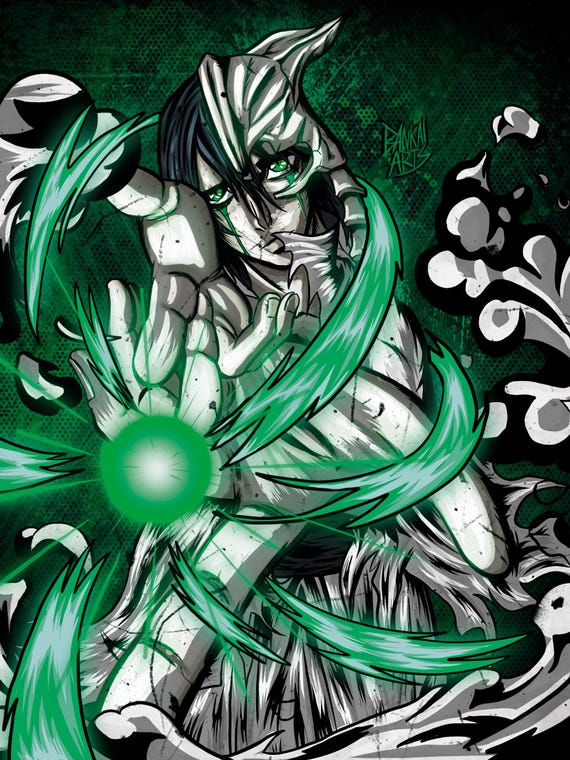 Ulqiorra Cifer | Espada No4 | Bleach Illustration - Etsy