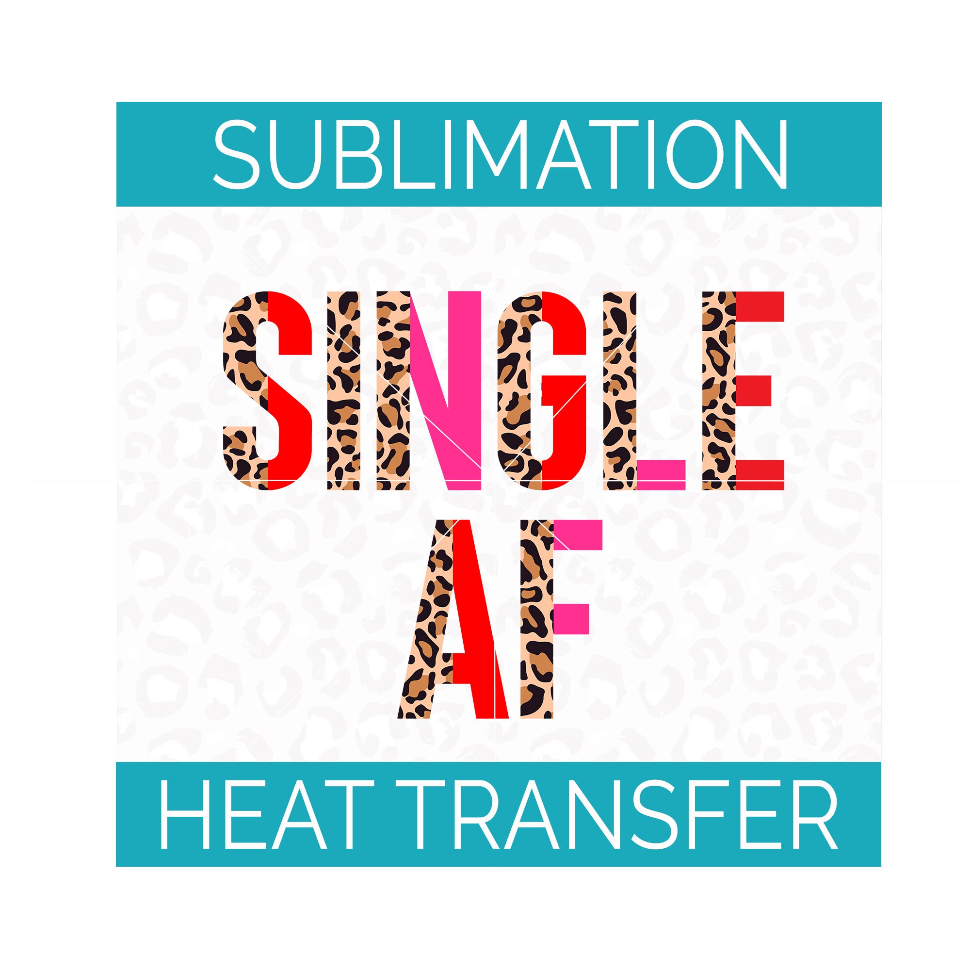 Single AF-sublimation transfer-ready to press