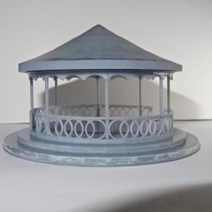 S07 - Circular Victorian Bandstand Model Railway Scenery