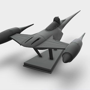 Naboo N‑1 Starfighter Unpainted Star Wars Resin Model – Made2Scale