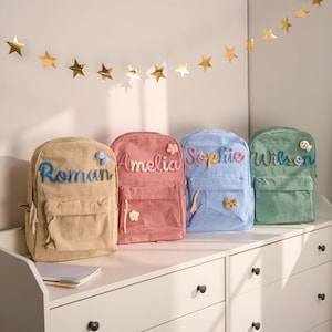 Sac à dos personnalisé pour enfants - Cartable léger et durable pour tout-petits - Bretelles réglables - Cartable pour tout-petits