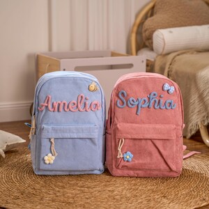 Sac à dos personnalisé pour enfants - Cartable léger et durable pour tout-petits - Bretelles réglables - Cartable pour tout-petits