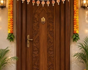 Reversible Patola Toran | Auspicious Ashtmangal Door Hanging
