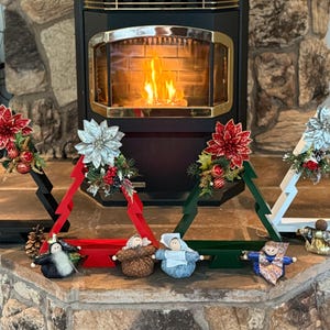 Christmas Tree Table Decor | Wooden Table/Shelf Decor | Wood Trees | Wooden Christmas Decor | Wood Christmas Trees | Xmas Tree Decor