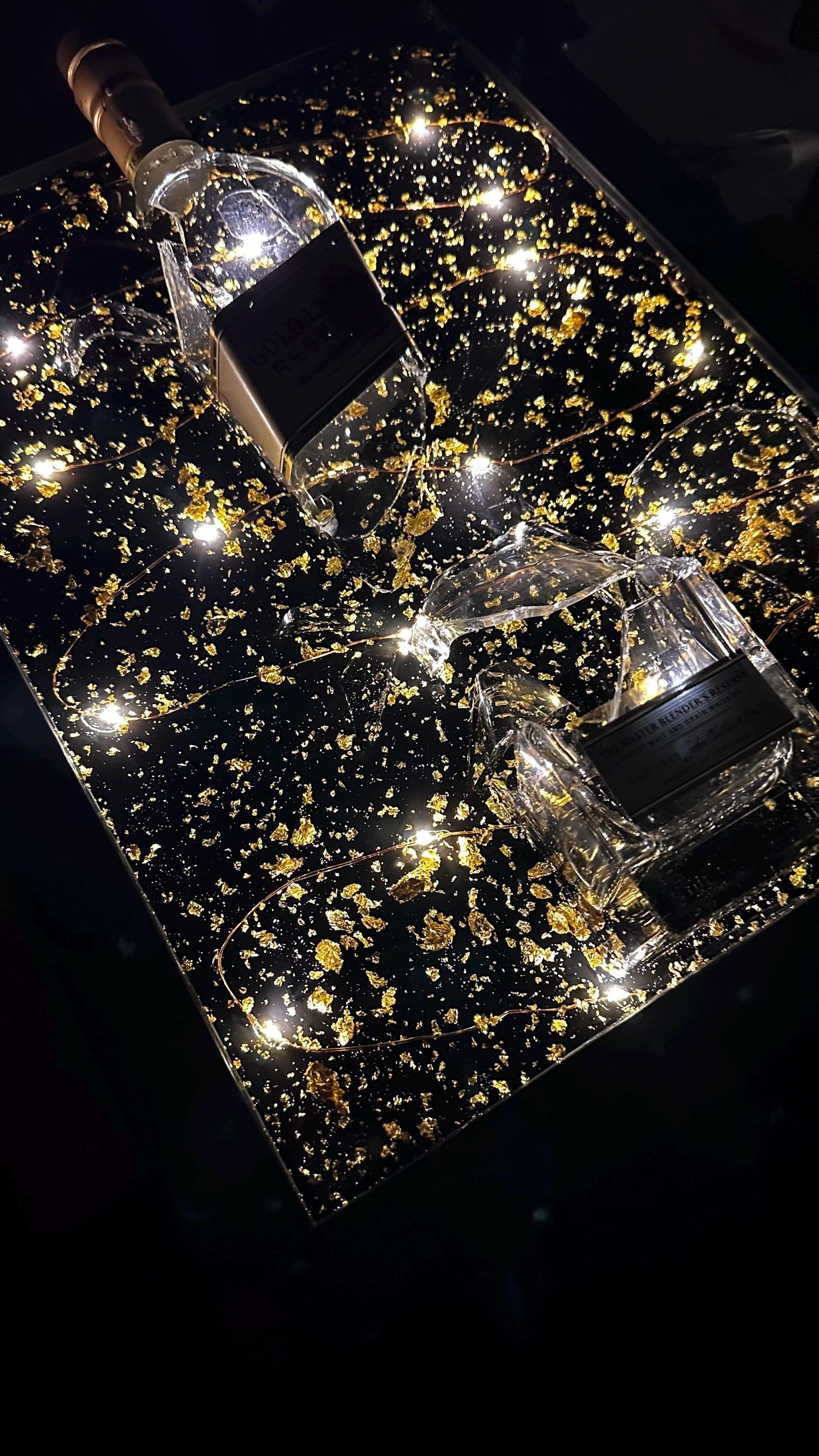 Illuminated Elegance: Johnnie Walker Gold Label Art Frame - Bottle