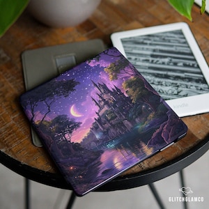 Magic castle case for Kindle Oasis 3 Paperwhite 12th 11th gen 6.8 7 inch Colorsoft 2024 KPW Kindle Scribe Moon forest Kobo Libra Color 042 image 3