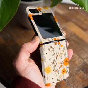Field flower case for Samsung Z Fold 4 Z Fold 6 5g Z Flip 6 4 Z Flip 7 5 5g soft TPU plastic Moto Razr Plus Google Pixel 9 pro Fold gl006