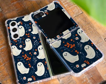 Bonita funda fantasma para Moto Razr Plus 2024 de TPU suave para Samsung Z Flip 6 4 Z Flip 7 5 5g Z Fold 4 Z Fold 6 5g de plástico Google Pixel 9 Pro Fold gl025