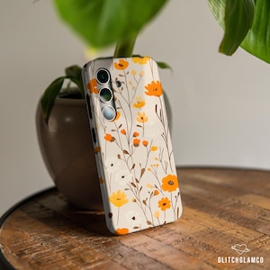 Field flower case for Galaxy A56 A16 A12 A14 A52 5g A51 A53 A71 Samsung Galaxy S24 FE S23 pro S22 plus S21 Ultra S20 Note 20 10 9 8 gl006
