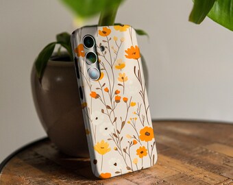Field flower case for Galaxy A56 A16 A12 A14 A52 5g A51 A53 A71 Samsung Galaxy S24 FE S23 pro S22 plus S21 Ultra S26 Note 20 10 9 8 gl006