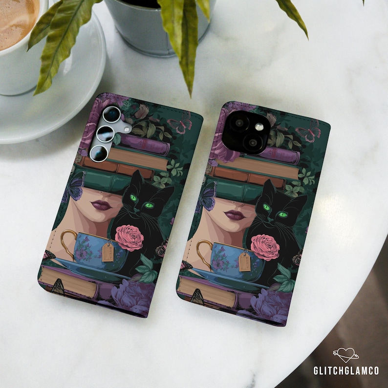 Book lover wallet case for Google Pixel 10 9 8 8a 7 7a 6 & Moto G Flip Card Holder Cover Moto G Stylus Power Edge gl123 image 6