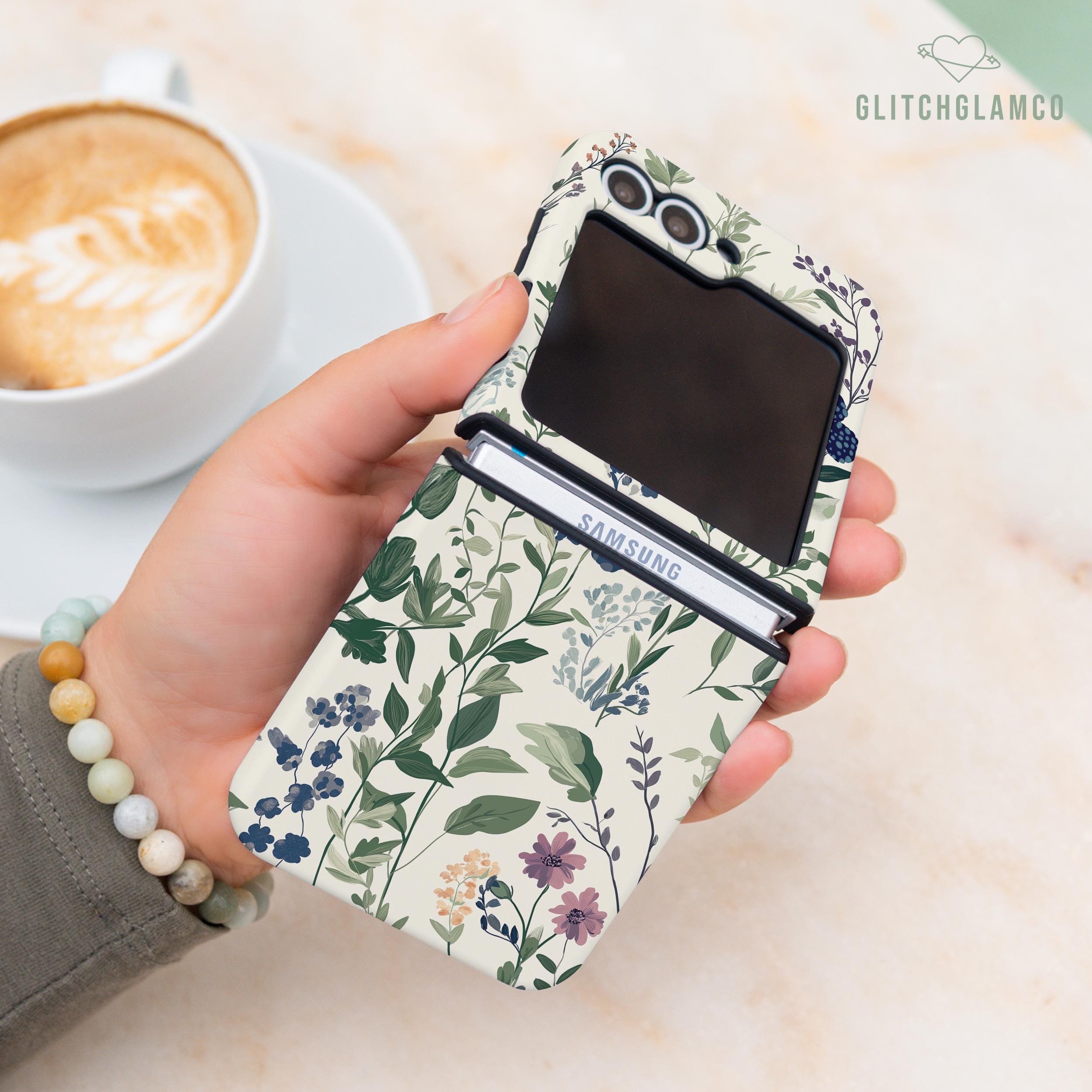 Samsung Z Flip Floral Case - Etsy