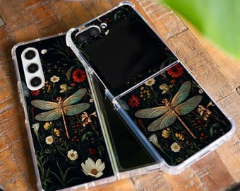 Dragonfly case for Samsung Z Fold 7 Z Fold 6 5g Z Fold 4 TPU Moto Razr Plus Pixel 9 pro Samsung Z Flip 7 Galaxy Flip 7 FE 6 Z Flip 5 gl058